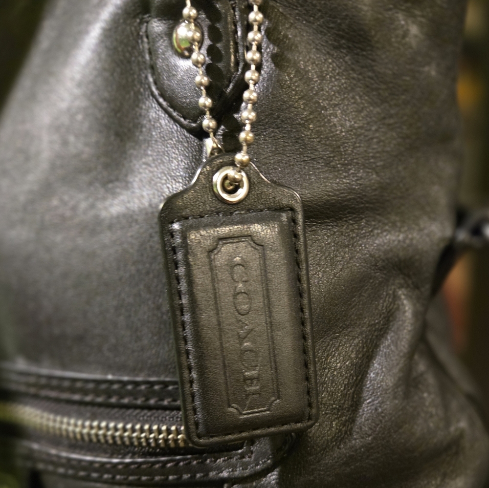 Coach Black Leather Crossbody Bag - Picture 9 of 9
